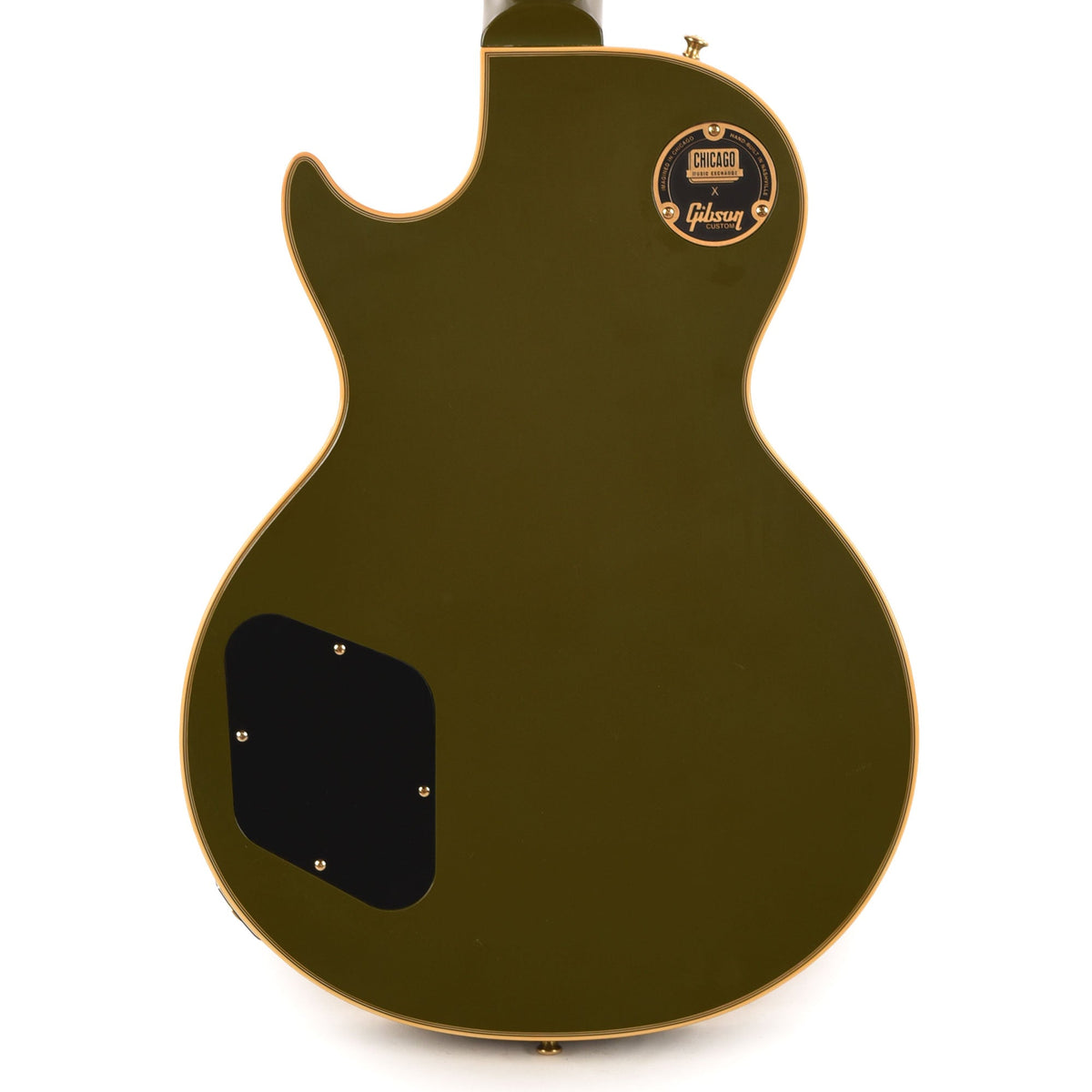 Gibson Custom Shop 1957 Les Paul Custom "CME Spec" Antique Olive Drab VOS w/Custom "S" Buckers - View 3 | MusicMarket