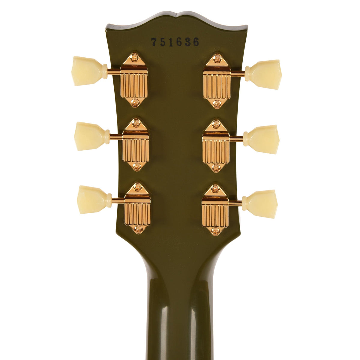 Gibson Custom Shop 1957 Les Paul Custom "CME Spec" Antique Olive Drab VOS w/Custom "S" Buckers - View 7 | MusicMarket