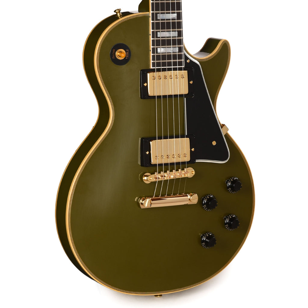 Gibson Custom Shop 1957 Les Paul Custom "CME Spec" Antique Olive Drab VOS w/Custom "S" Buckers - MusicMarket
