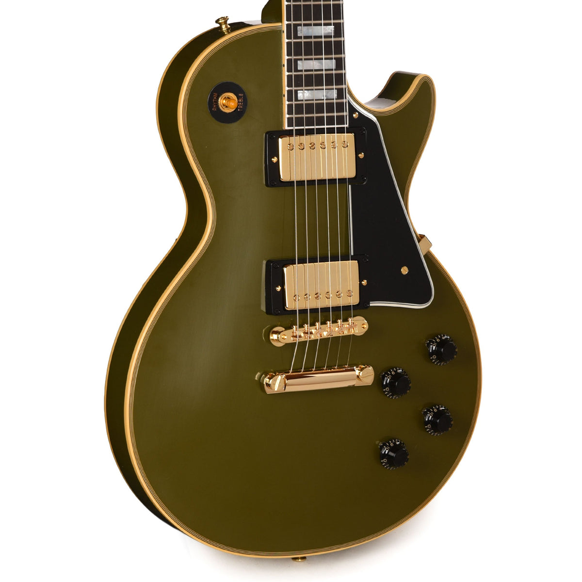 Gibson Custom Shop 1957 Les Paul Custom "CME Spec" Antique Olive Drab VOS w/Custom "S" Buckers - MusicMarket