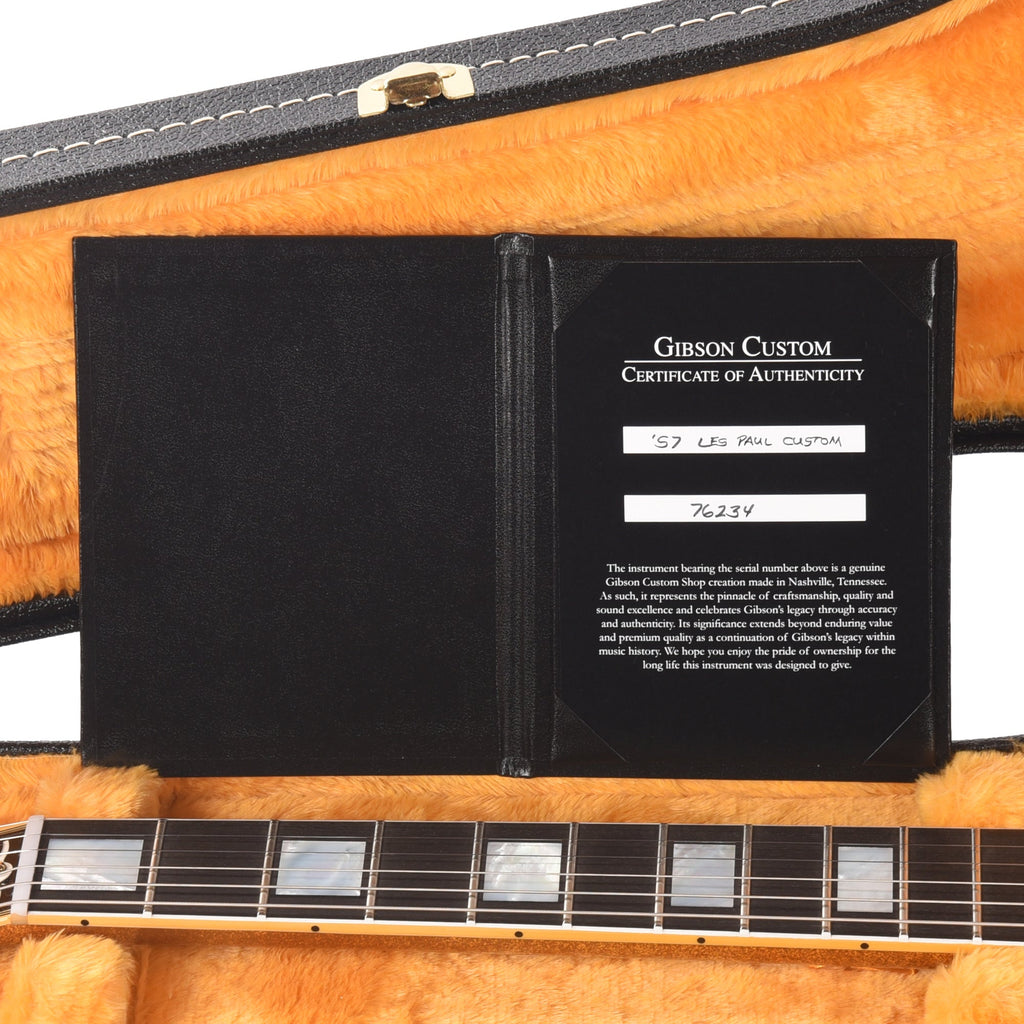 Gibson Custom Shop 1957 Les Paul Custom "CME Spec" Antique Pewter Sparkle VOS w/Custom "S" Buckers - View 9 |