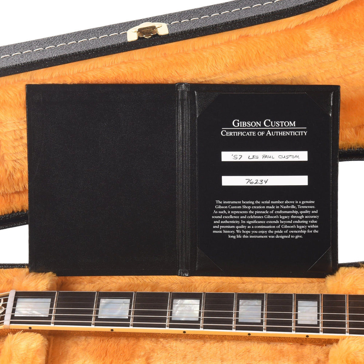 Gibson Custom Shop 1957 Les Paul Custom "CME Spec" Antique Pewter Sparkle VOS w/Custom "S" Buckers - View 9 |