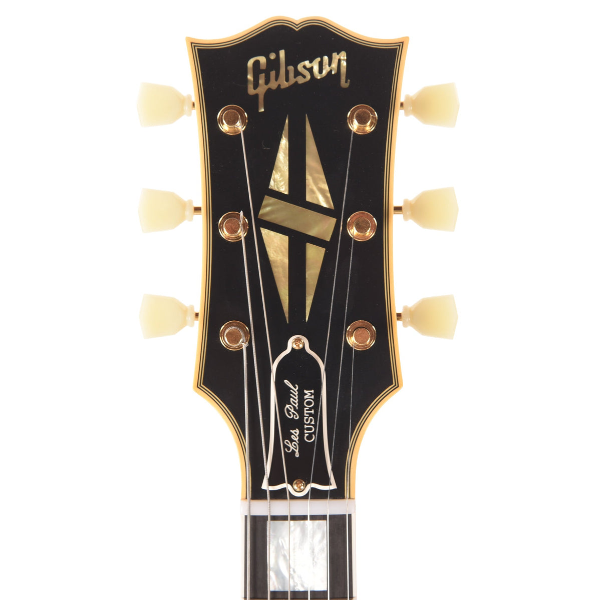 Gibson Custom Shop 1957 Les Paul Custom Reissue 3-Pickup Ebony VOS GH w/Bigsby - View 6 | MusicMarket