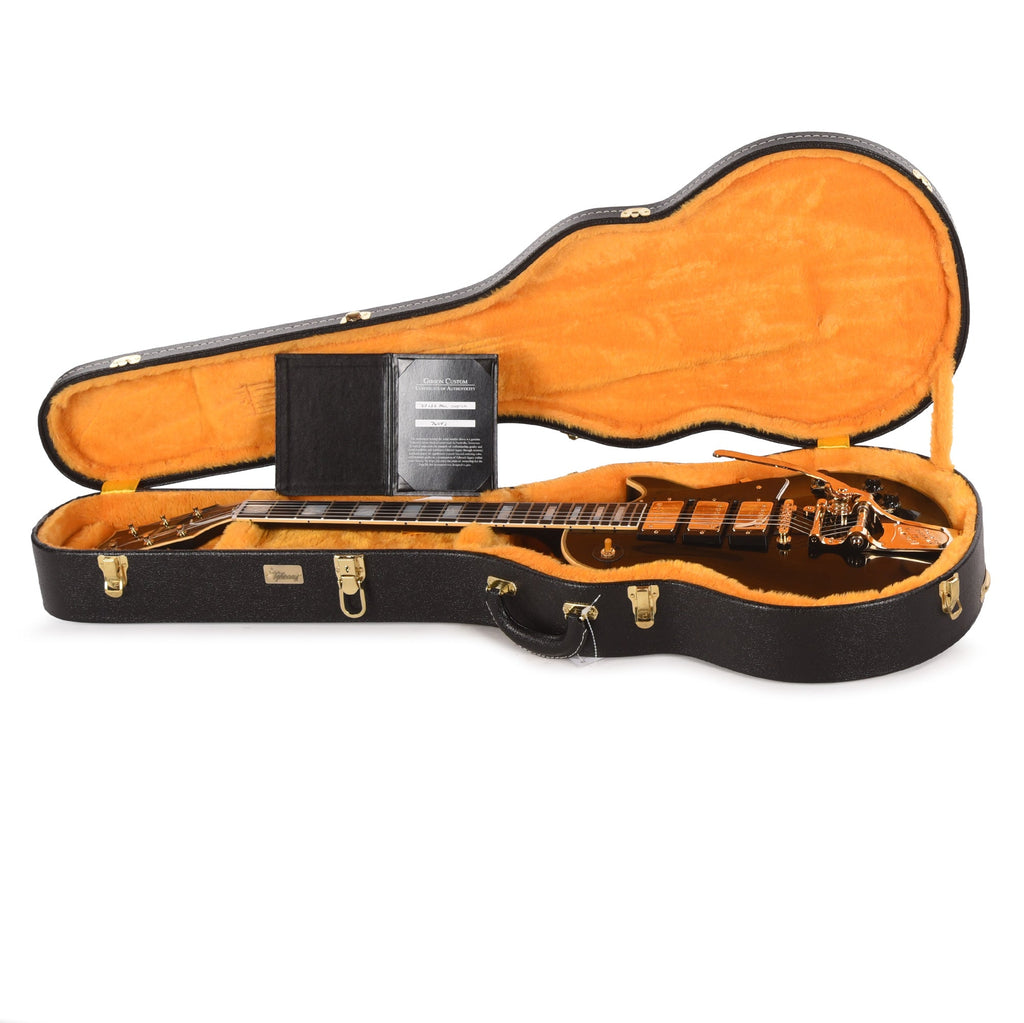 Gibson Custom Shop 1957 Les Paul Custom Reissue 3-Pickup Ebony VOS GH w/Bigsby - View 8 | MusicMarket