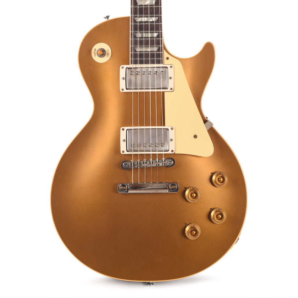 Gibson Custom Shop 1957 Les Paul Goldtop "CME Spec" Double Gold Darkback VOS w/59 Carmelita Neck - View 2 | MusicMarket