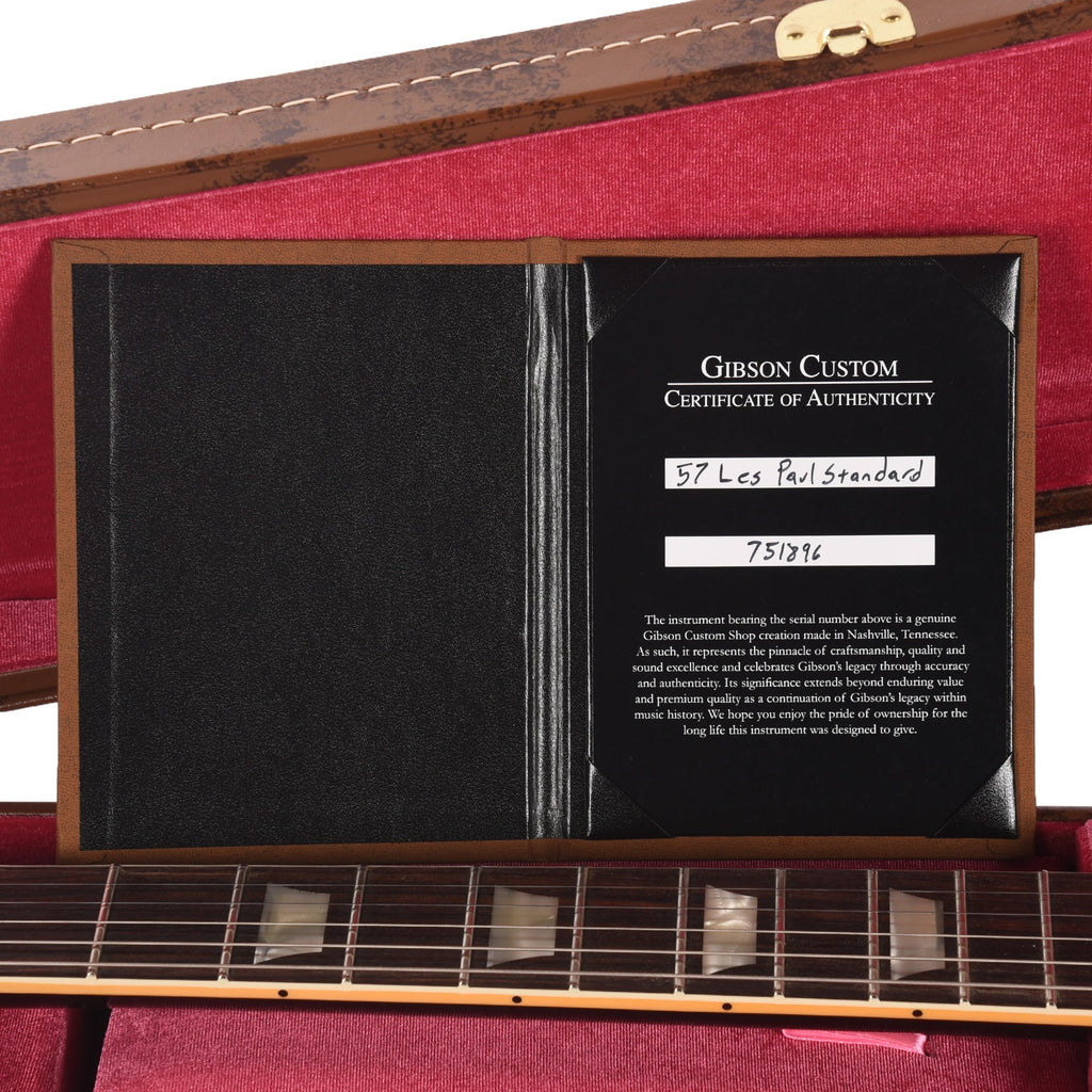Gibson Custom Shop 1957 Les Paul Goldtop "CME Spec" Double Gold Darkback VOS w/59 Carmelita Neck - View 9 | MusicMarket