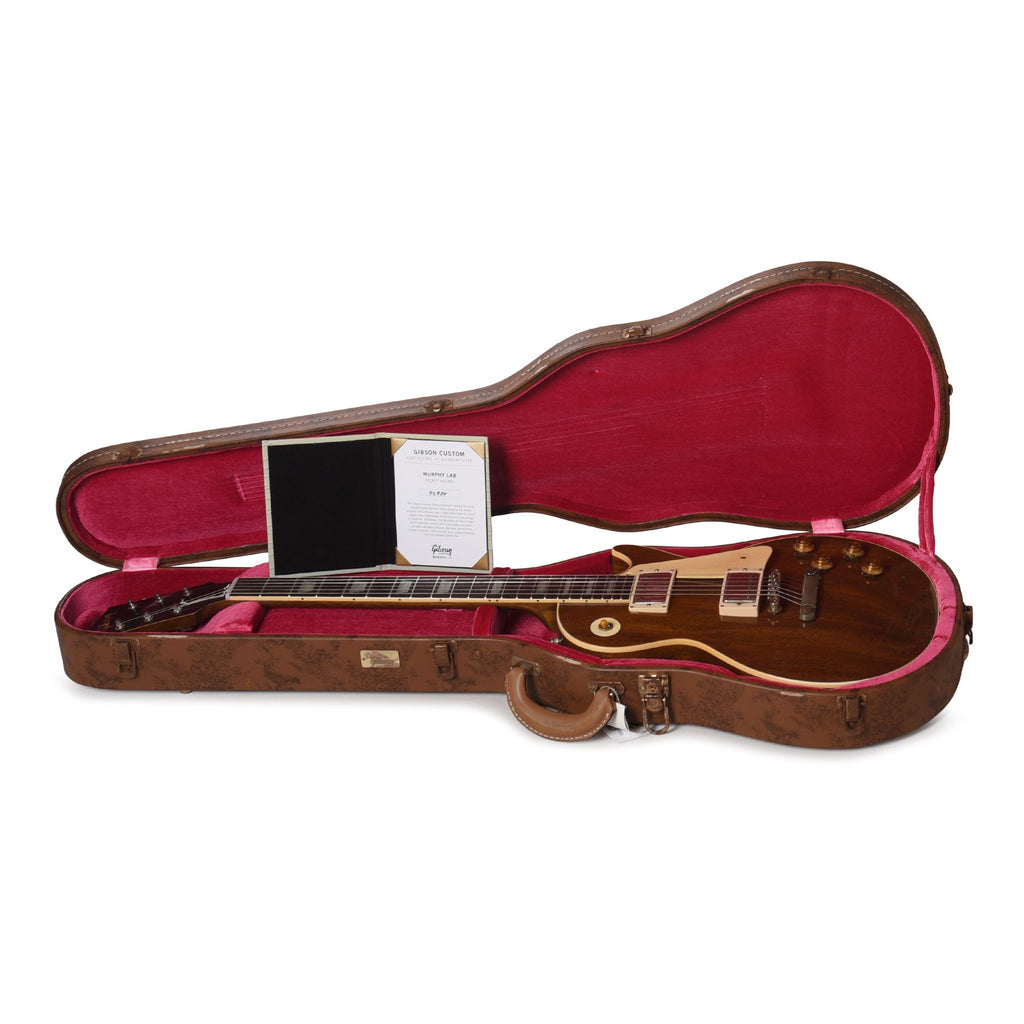 Gibson Custom Shop 1957 Les Paul Standard Mahogany Top Walnut Murphy Lab Heavy Aged - View 8 | MusicMarket