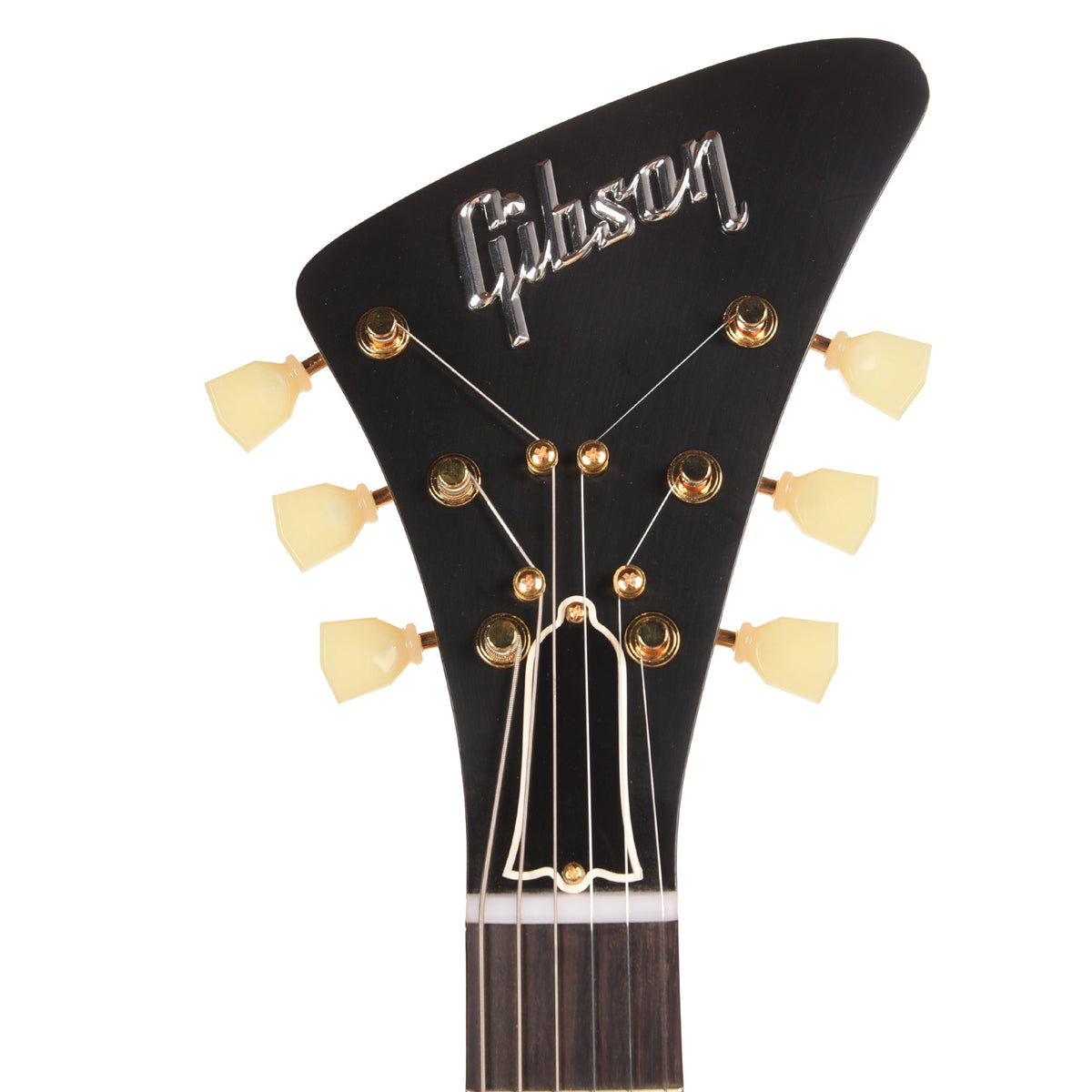 Gibson Custom Shop 1957 Mahogany Moderne Reissue Antique Natural VOS - View 6 | MusicMarket