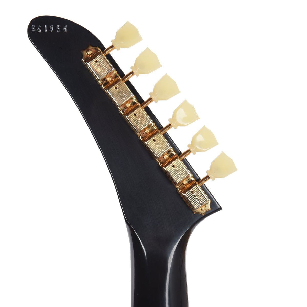 Gibson Custom Shop 1958 Korina Explorer Ebony VOS w/Black Pickguard - View 7 | MusicMarket