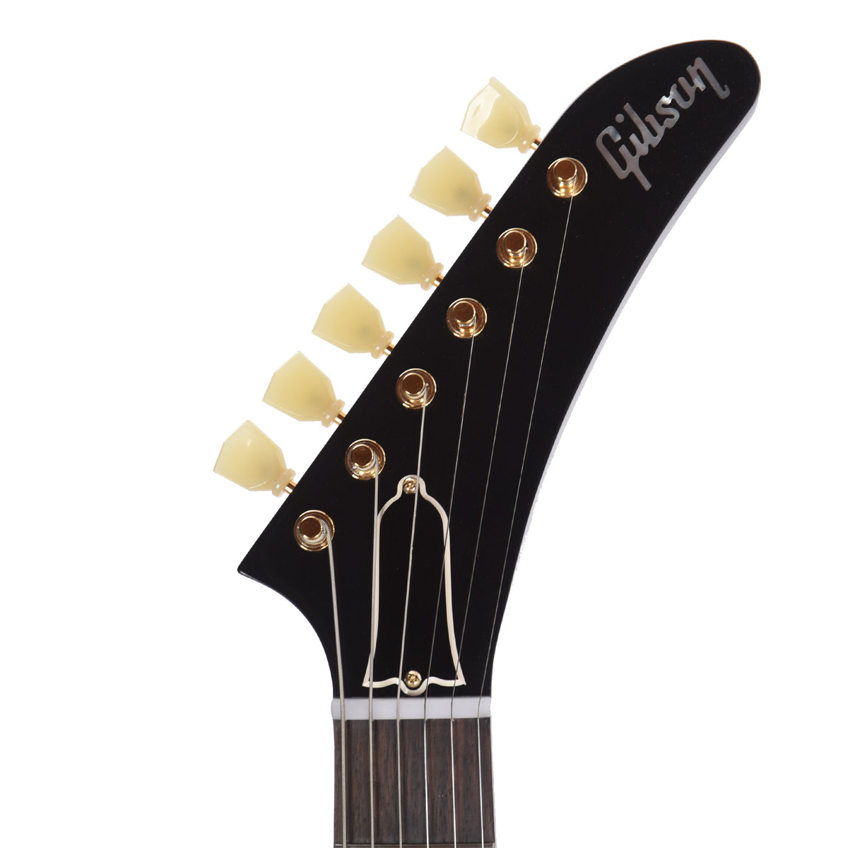 Gibson Custom Shop 1958 Korina Explorer Ebony VOS w/Black Pickguard - View 6 | MusicMarket