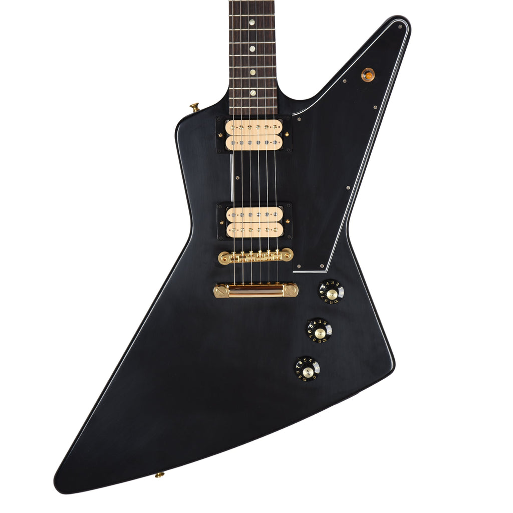 Gibson Custom Shop 1958 Korina Explorer Ebony VOS w/Black Pickguard - MusicMarket