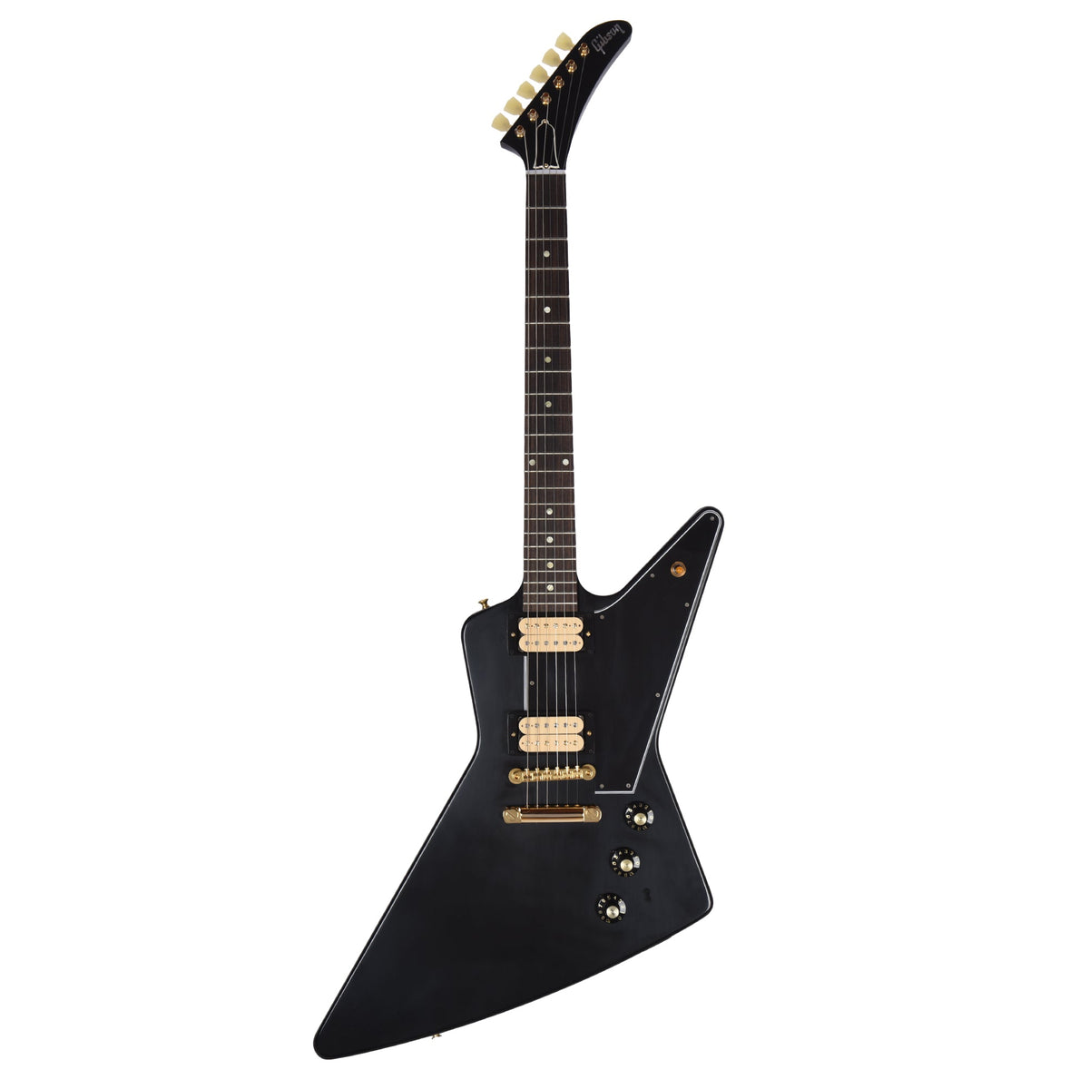 Gibson Custom Shop 1958 Korina Explorer Ebony VOS w/Black Pickguard - View 4 | MusicMarket