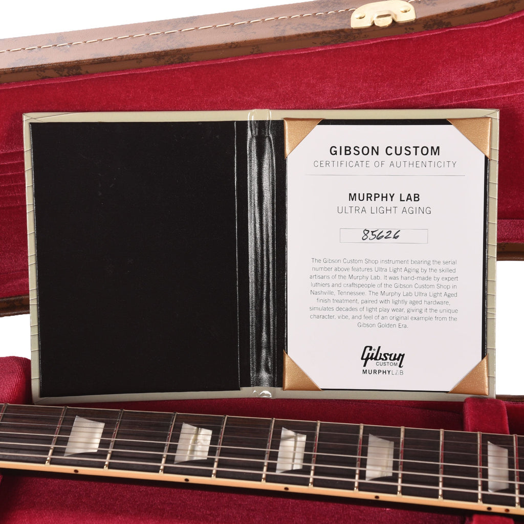 Gibson Custom Shop 1958 Les Paul Standard All Ebony Ultra Murphy Lab Light Aged - View 9 | MusicMarket