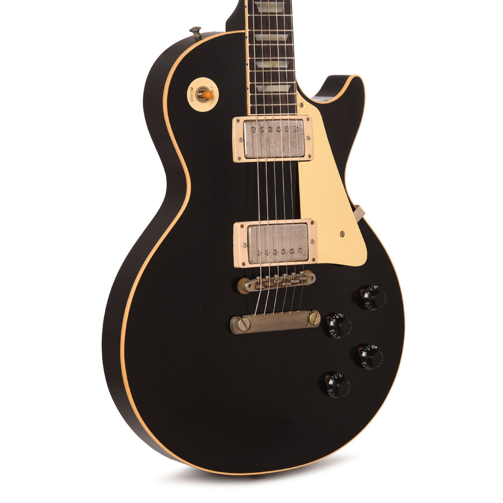Gibson Custom Shop 1958 Les Paul Standard All Ebony Ultra Murphy Lab Light Aged - MusicMarket