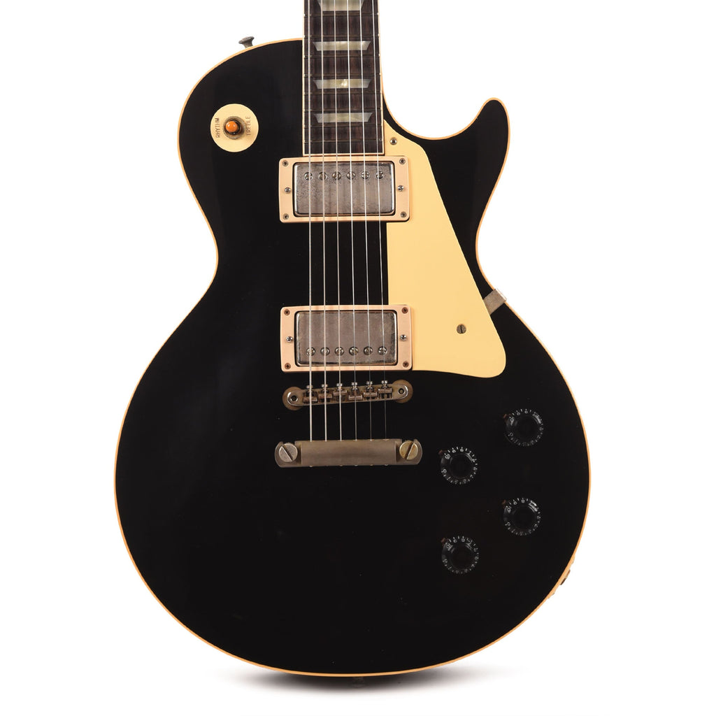 Gibson Custom Shop 1958 Les Paul Standard All Ebony Ultra Murphy Lab Light Aged - View 2 | MusicMarket