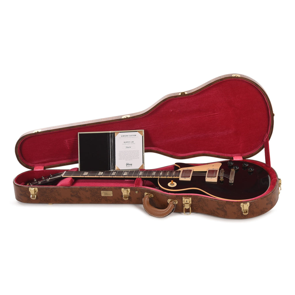 Gibson Custom Shop 1958 Les Paul Standard All Ebony Ultra Murphy Lab Light Aged - View 8 | MusicMarket