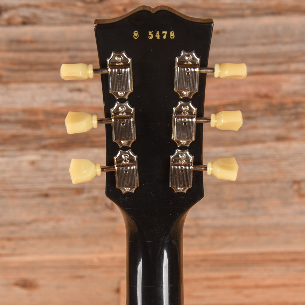 Gibson Custom Shop 1958 Les Paul Standard Murphy Lab Ultra Light Aged All Ebony 2024 - View 7 | MusicMarket