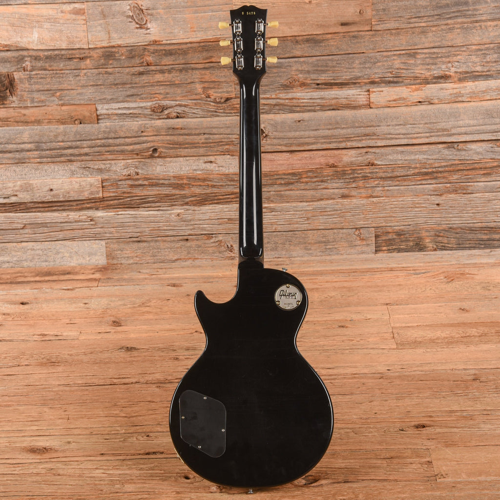 Gibson Custom Shop 1958 Les Paul Standard Murphy Lab Ultra Light Aged All Ebony 2024 - View 5 | MusicMarket