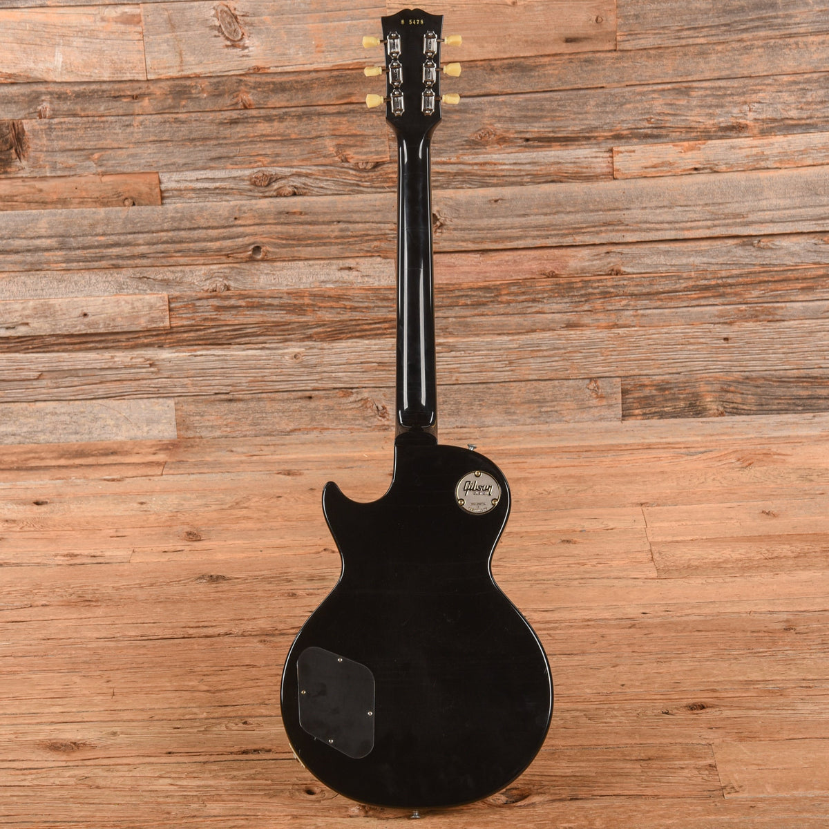 Gibson Custom Shop 1958 Les Paul Standard Murphy Lab Ultra Light Aged All Ebony 2024 - View 5 | MusicMarket