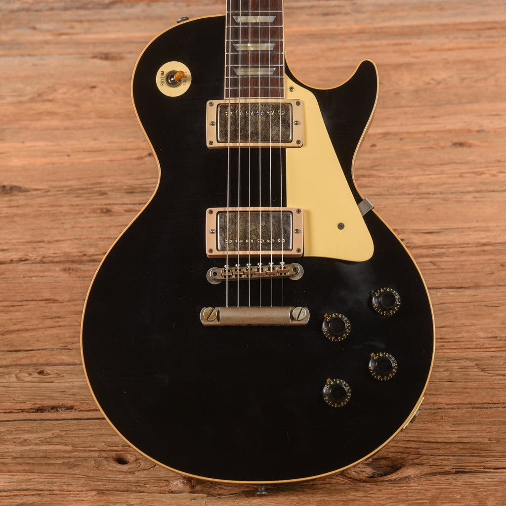 Gibson Custom Shop 1958 Les Paul Standard Murphy Lab Ultra Light Aged All Ebony 2024 - MusicMarket