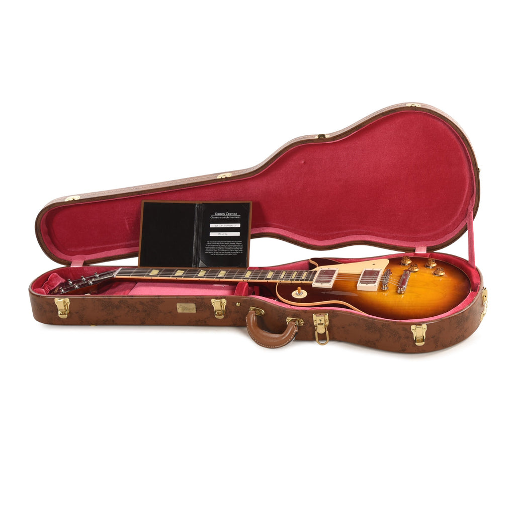 Gibson Custom Shop 1958 Les Paul Standard Reissue Iced Tea Burst VOS - View 8 | MusicMarket