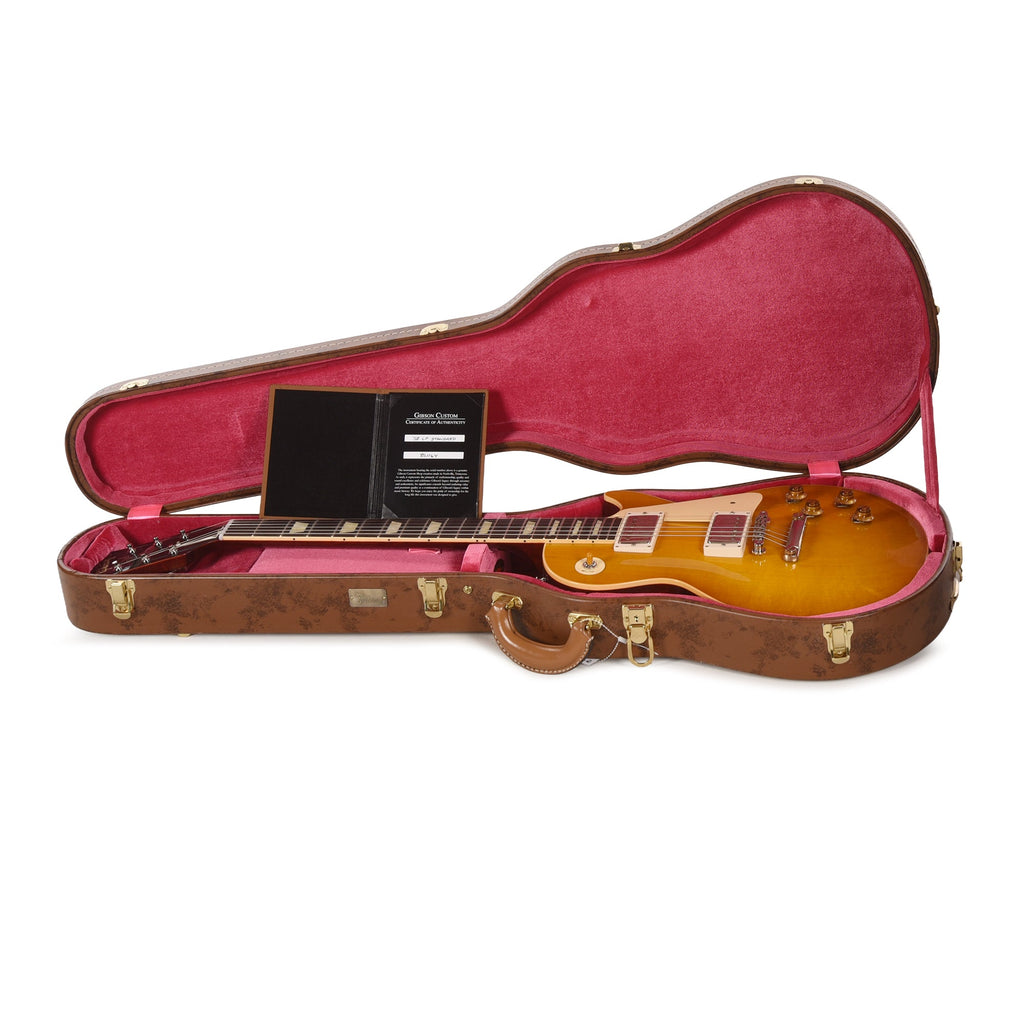 Gibson Custom Shop 1958 Les Paul Standard Reissue Lemon Burst VOS - View 8 | MusicMarket