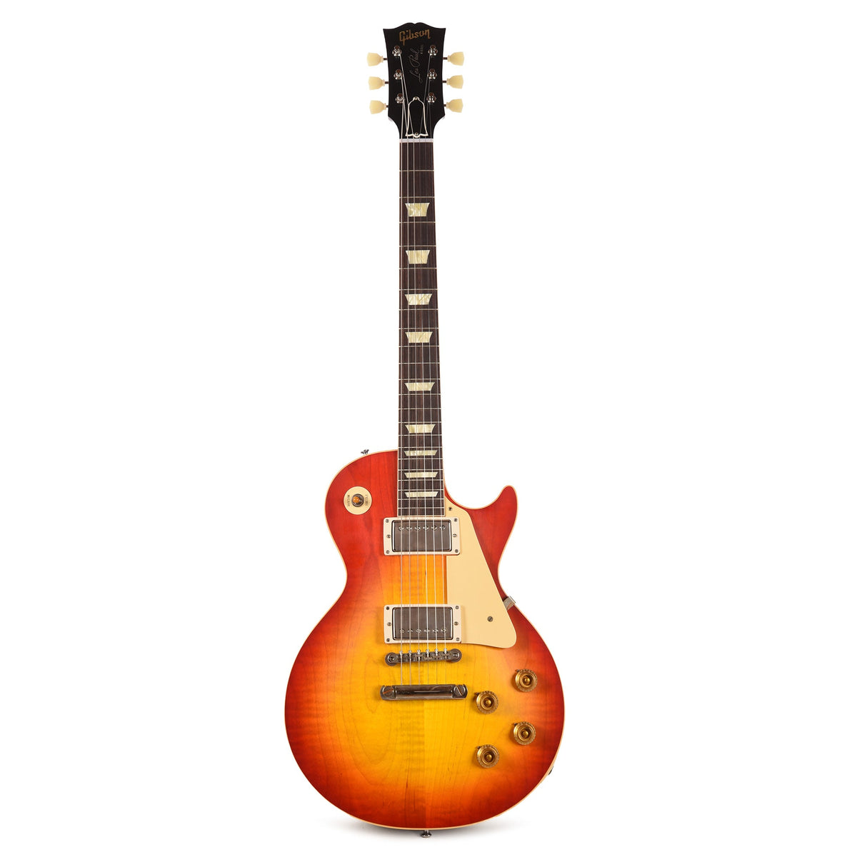 Gibson Custom Shop 1958 Les Paul Standard Reissue Washed Cherry Sunburst VOS - View 4 | MusicMarket
