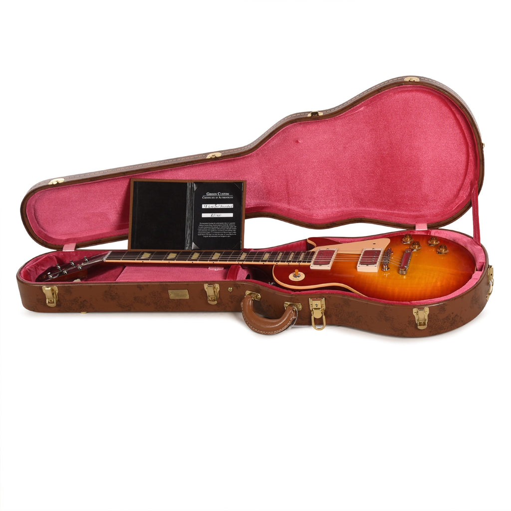 Gibson Custom Shop 1958 Les Paul Standard Reissue Washed Cherry Sunburst VOS - View 8 | MusicMarket