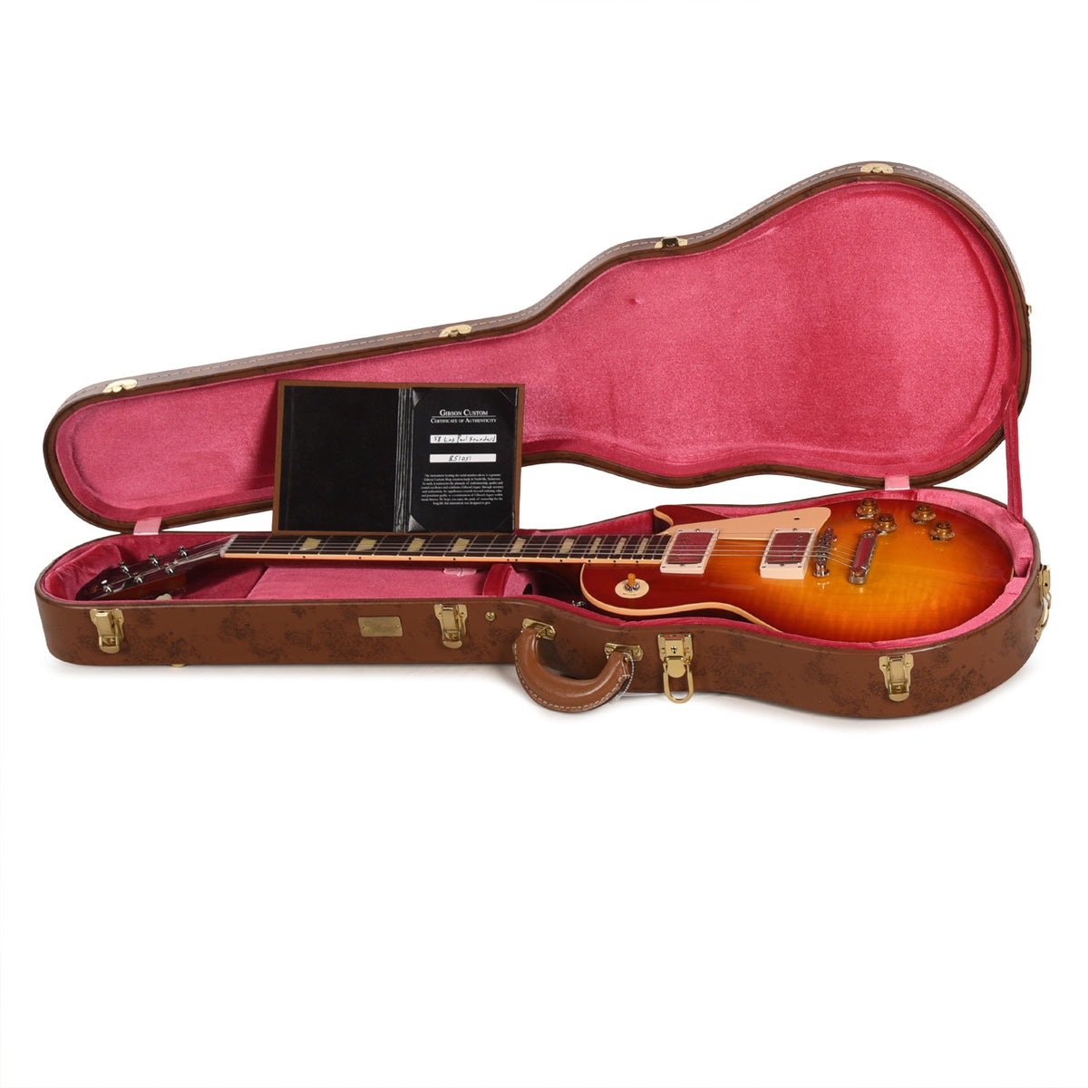 Gibson Custom Shop 1958 Les Paul Standard Reissue Washed Cherry Sunburst VOS - View 8 | MusicMarket