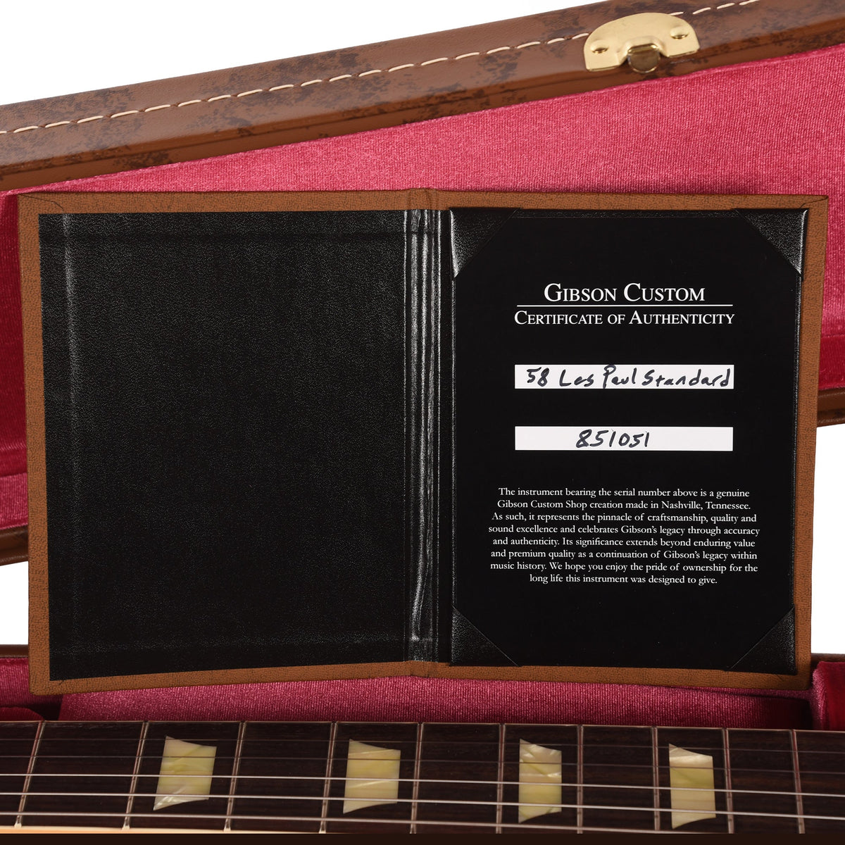 Gibson Custom Shop 1958 Les Paul Standard Reissue Washed Cherry Sunburst VOS - View 9 | MusicMarket