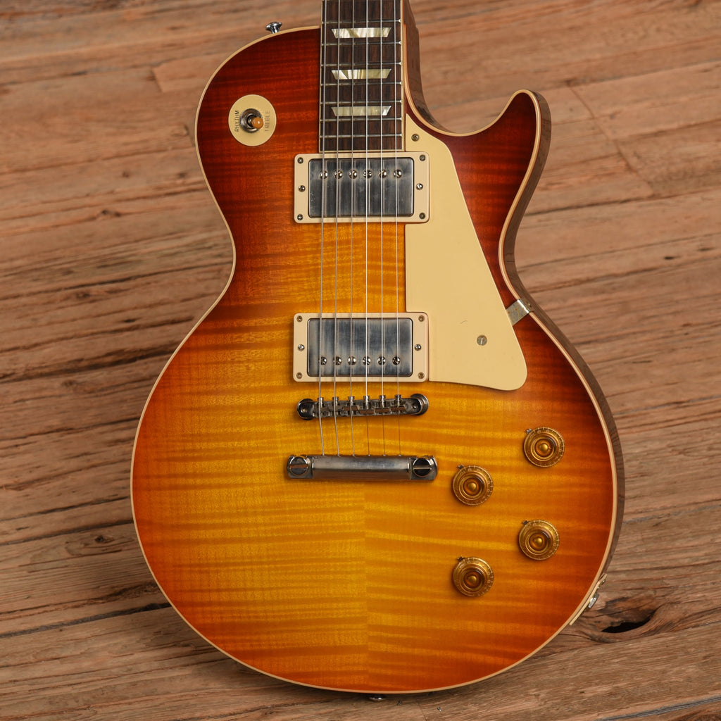 Gibson Custom Shop 1958 LP Standard "CME Spec" w/60 V2 Neck Profile Slow Iced Tea Fade 2019 - View 2 | MusicMarket