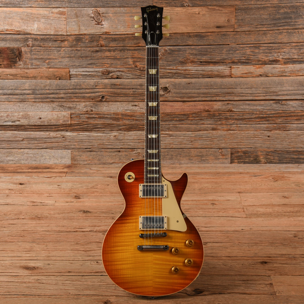 Gibson Custom Shop 1958 LP Standard "CME Spec" w/60 V2 Neck Profile Slow Iced Tea Fade 2019 - View 4 | MusicMarket