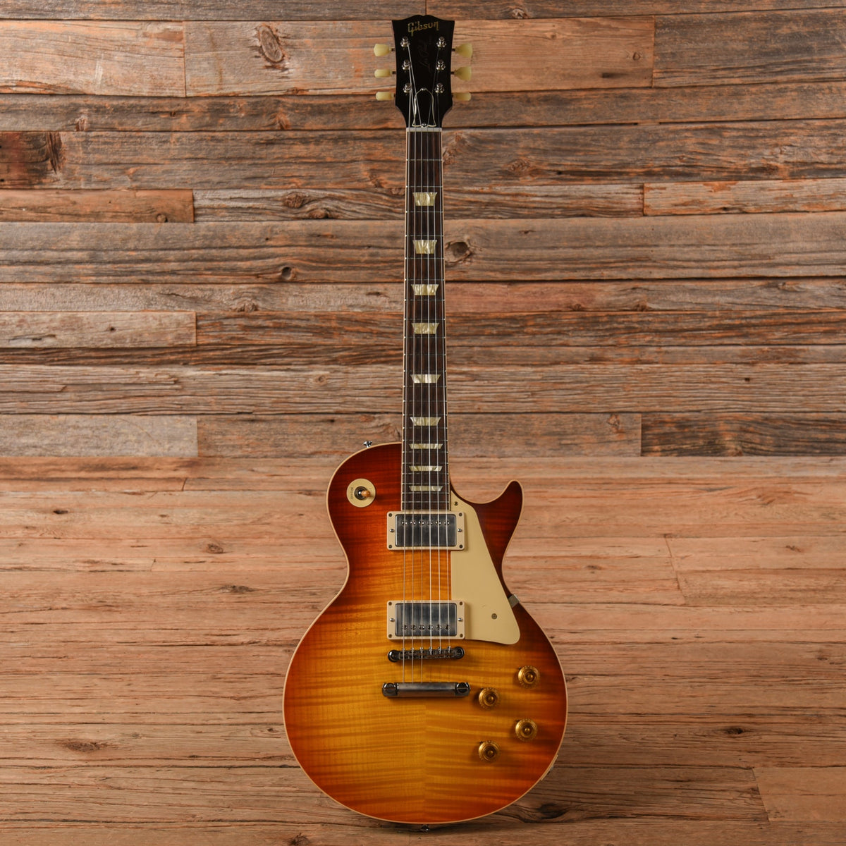 Gibson Custom Shop 1958 LP Standard "CME Spec" w/60 V2 Neck Profile Slow Iced Tea Fade 2019 - View 4 | MusicMarket