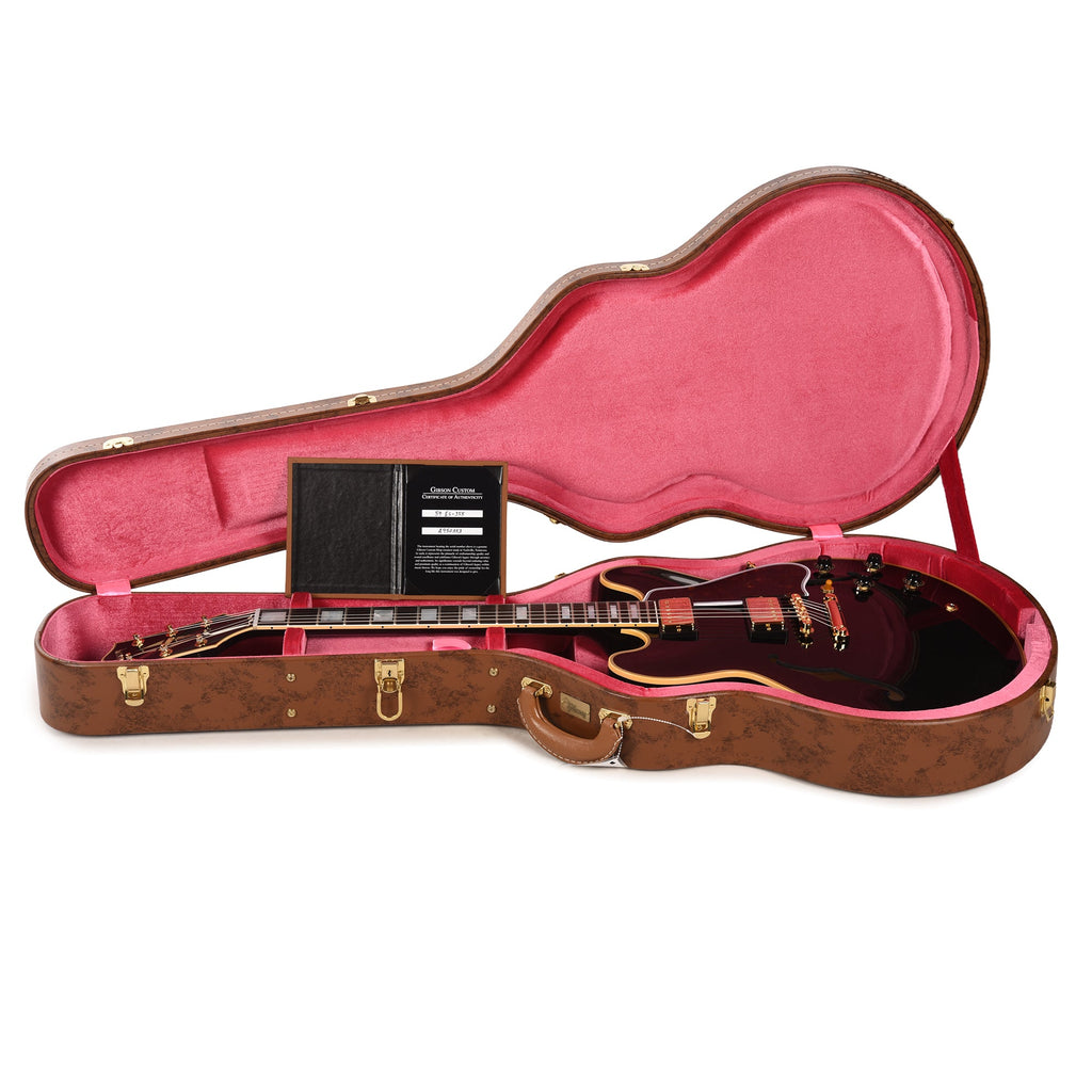 Gibson Custom Shop 1959 ES-355 Reissue Stop Bar Ebony VOS - View 8 | MusicMarket