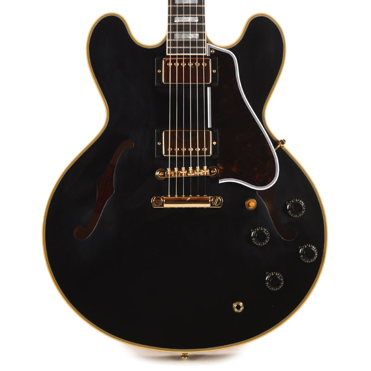 Gibson Custom Shop 1959 ES-355 Reissue Stop Bar Ebony VOS - View 2 | MusicMarket