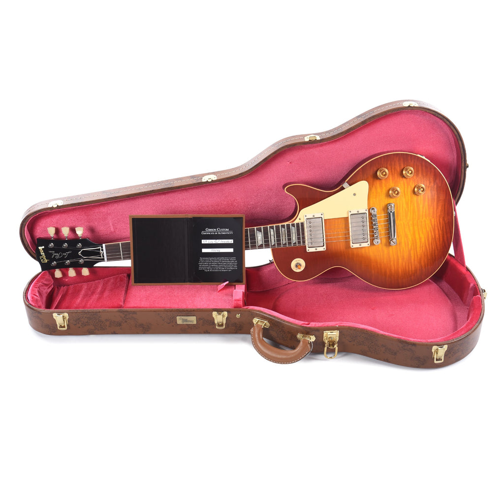 Gibson Custom Shop 1959 Les Paul Standard "CME Spec" Cherry Tea Burst VOS w/59 Carmelita Neck - View 9 | MusicMarket