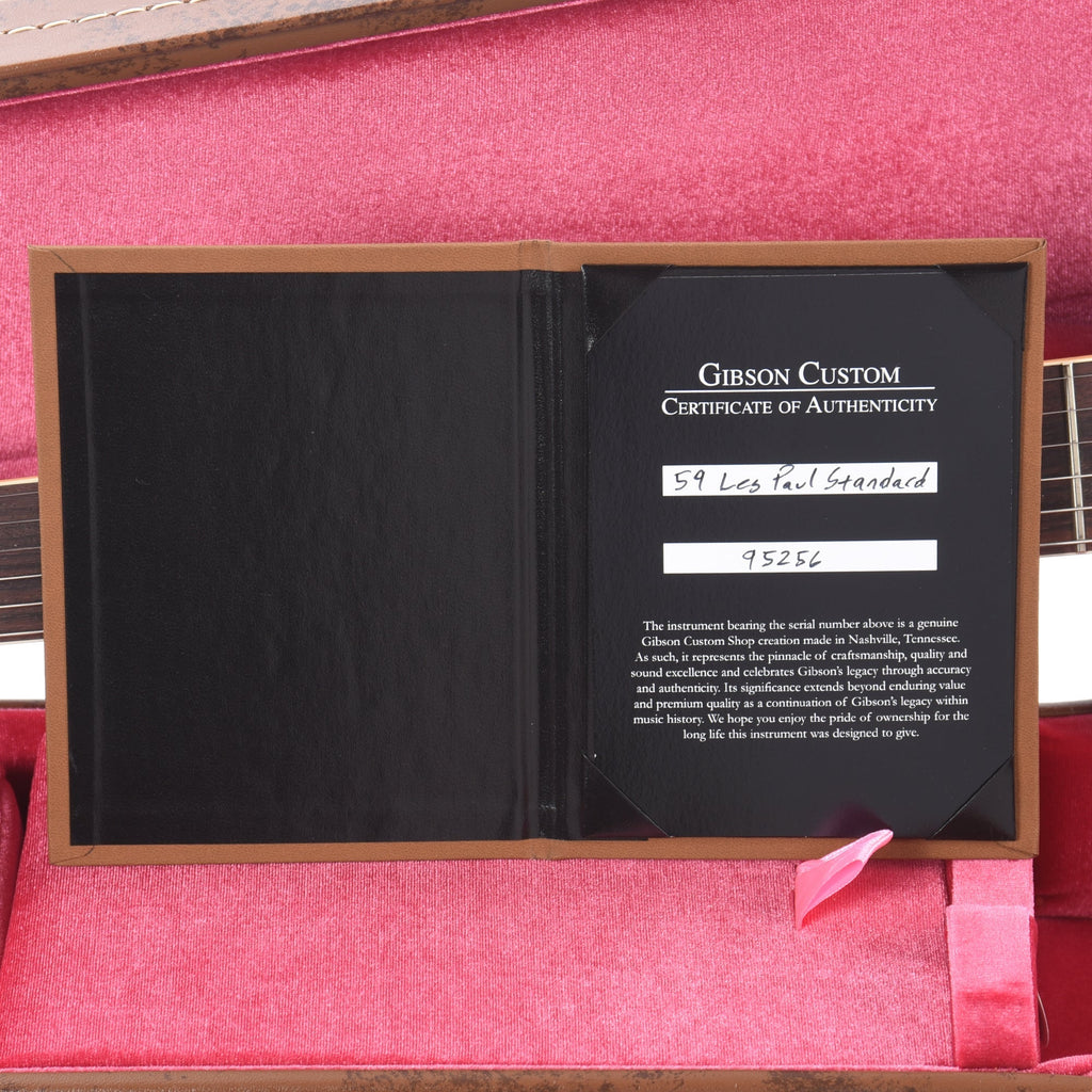 Gibson Custom Shop 1959 Les Paul Standard "CME Spec" Cherry Tea Burst VOS w/59 Carmelita Neck - View 10 | MusicMarket
