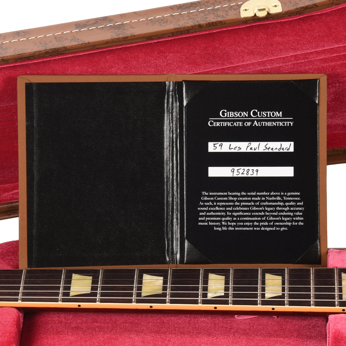 Gibson Custom Shop 1959 Les Paul Standard "CME Spec" Factory Burst VOS w/60 V2 Neck - View 9 | MusicMarket