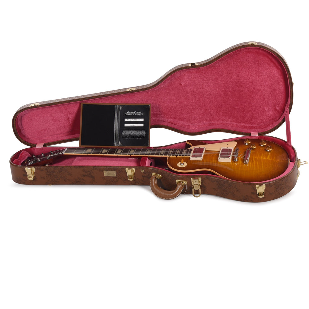 Gibson Custom Shop 1959 Les Paul Standard "CME Spec" Golden Poppy Burst VOS w/59 Carmelita Neck - View 8 | MusicMarket