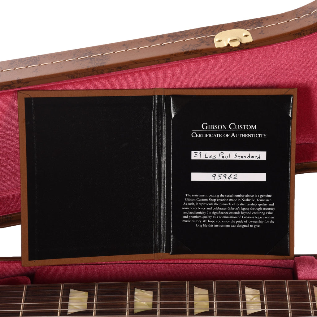 Gibson Custom Shop 1959 Les Paul Standard "CME Spec" Green Lemon VOS w/59 Carmelita Neck - View 9 | MusicMarket