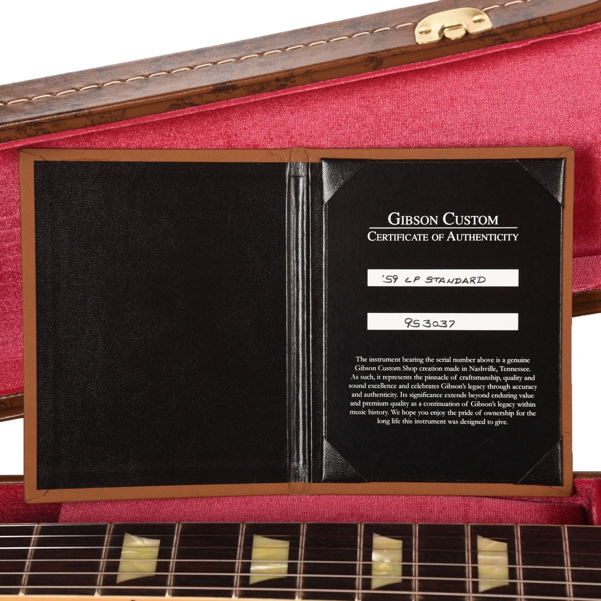 Gibson Custom Shop 1959 Les Paul Standard "CME Spec" Green Lemon VOS w/59 Carmelita Neck - View 9 | MusicMarket