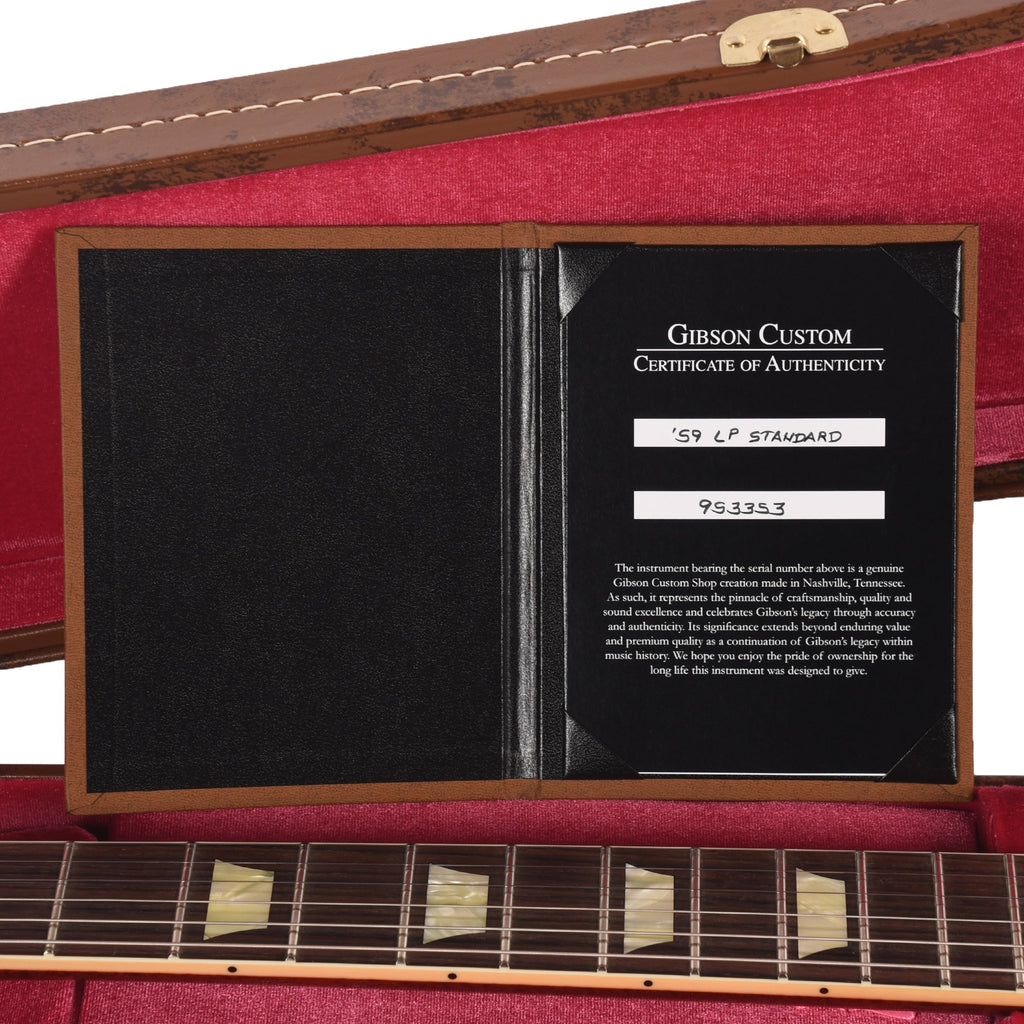 Gibson Custom Shop 1959 Les Paul Standard "CME Spec" Slow Iced Tea Fade VOS w/59 Carmelita Neck - View 9 | MusicMarket