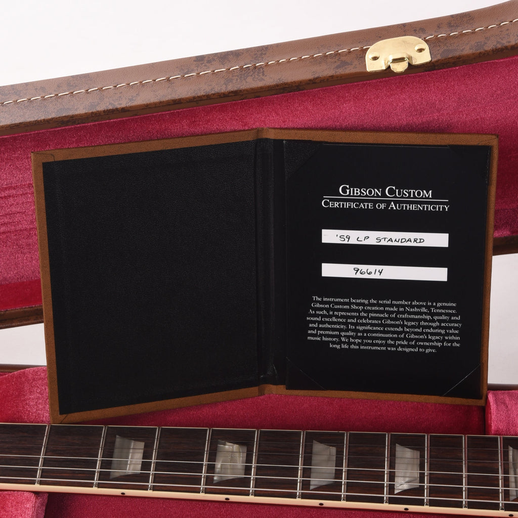 Gibson Custom Shop 1959 Les Paul Standard "CME Spec" Teardrop Bengal Burst Gloss NH w/Custom "S" Bucker - View 9 |