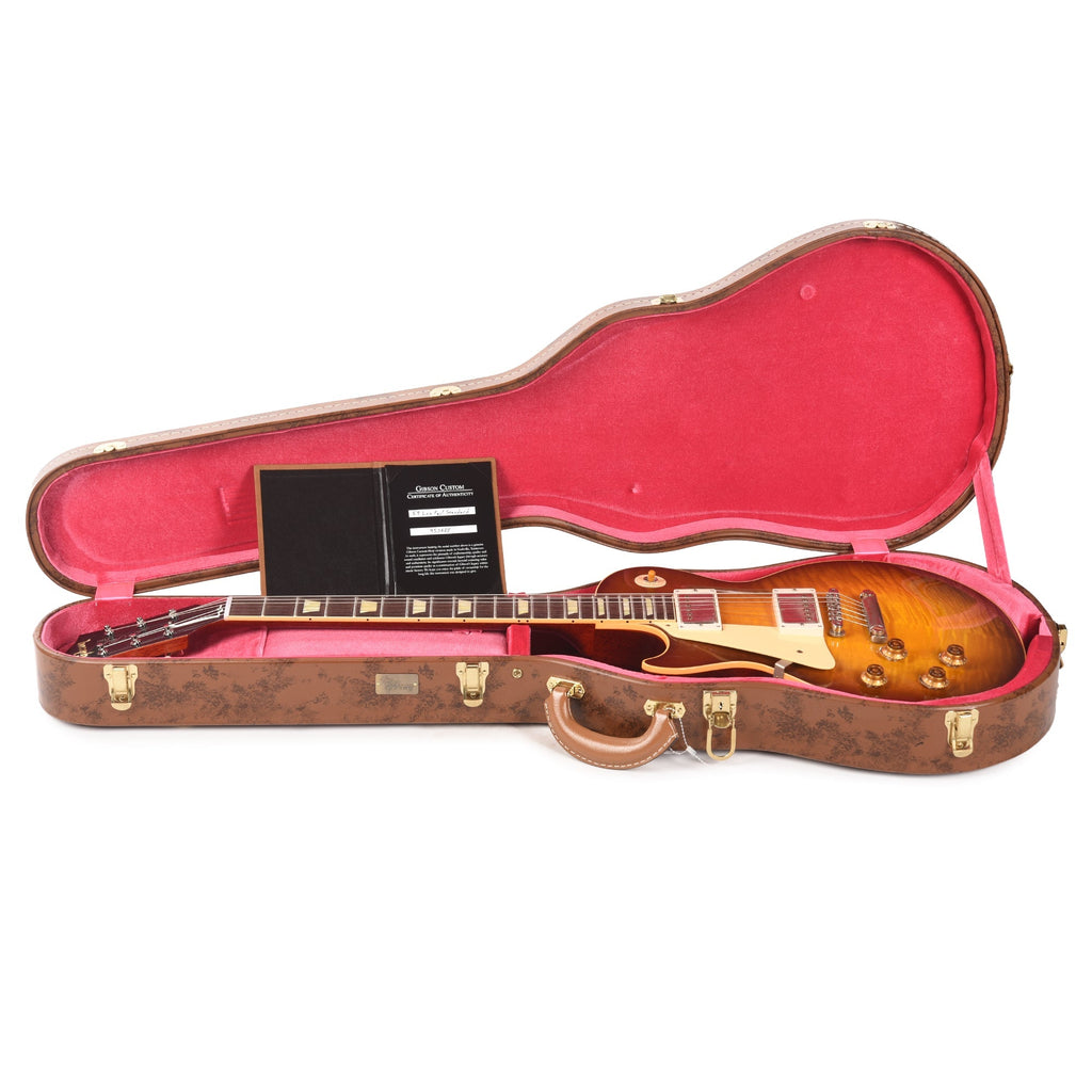 Gibson Custom Shop 1959 Les Paul Standard LEFTY "CME Spec" Golden Poppy Burst VOS w/59 Carmelita Neck - View 8 |