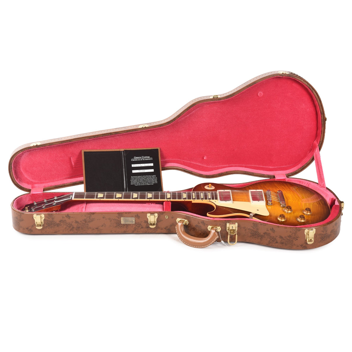 Gibson Custom Shop 1959 Les Paul Standard LEFTY "CME Spec" Golden Poppy Burst VOS w/59 Carmelita Neck - View 8 |