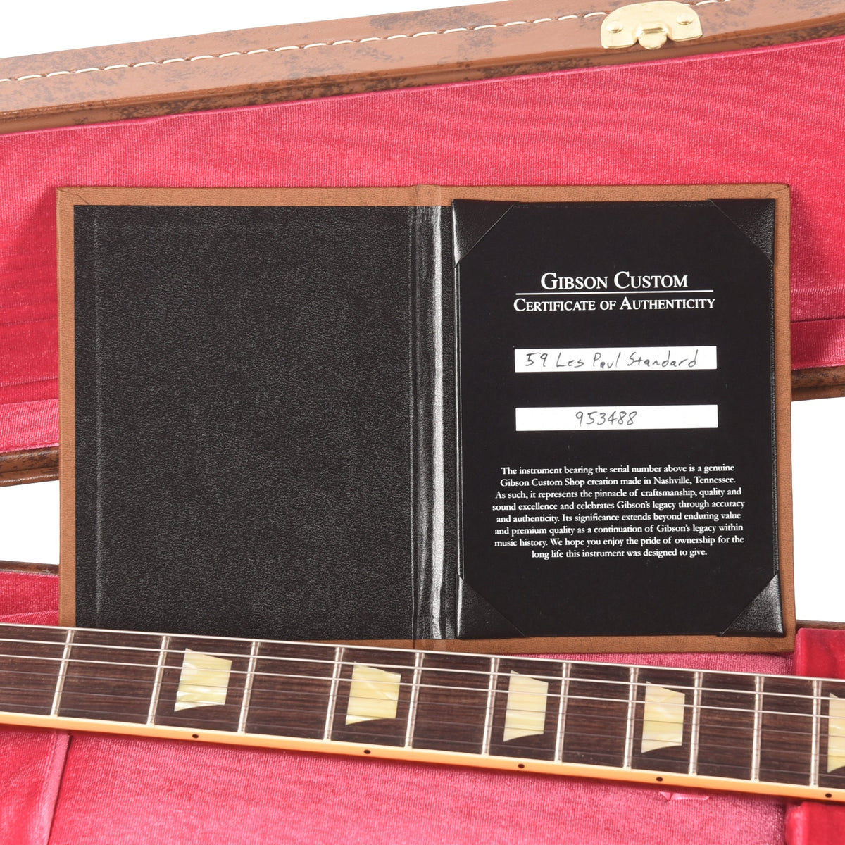 Gibson Custom Shop 1959 Les Paul Standard LEFTY "CME Spec" Golden Poppy Burst VOS w/59 Carmelita Neck - View 9 |