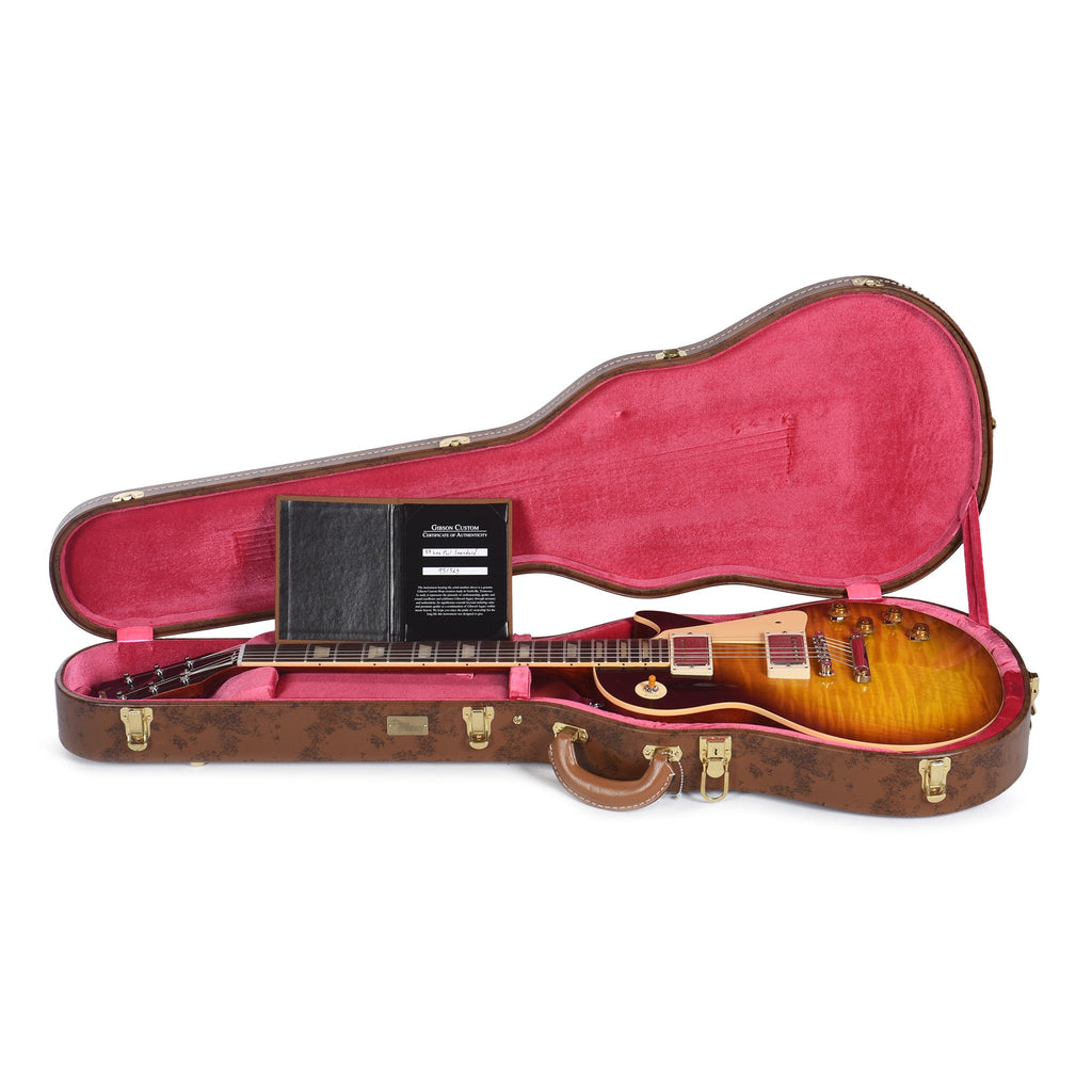 Gibson Custom Shop 1959 Les Paul Standard Reissue Dark Bourbon Fade VOS - View 8 | MusicMarket