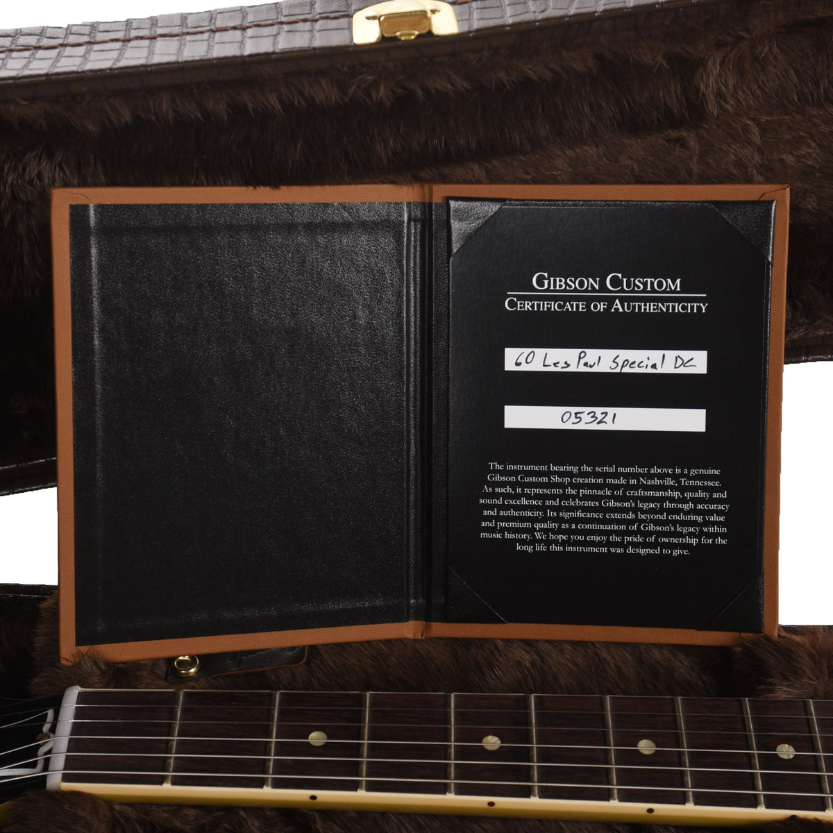 Gibson Custom Shop 1960 Les Paul Special Double Cut Reissue TV Yellow VOS - View 9 | MusicMarket