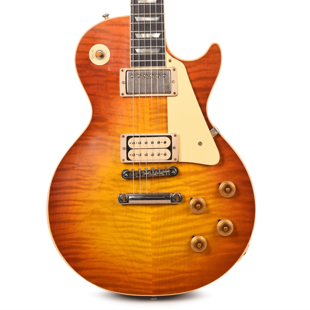 Gibson Custom Shop 1960 Les Paul Standard Beauty of the Burst 151 Murphy Lab Light Aged w/Double Classic White