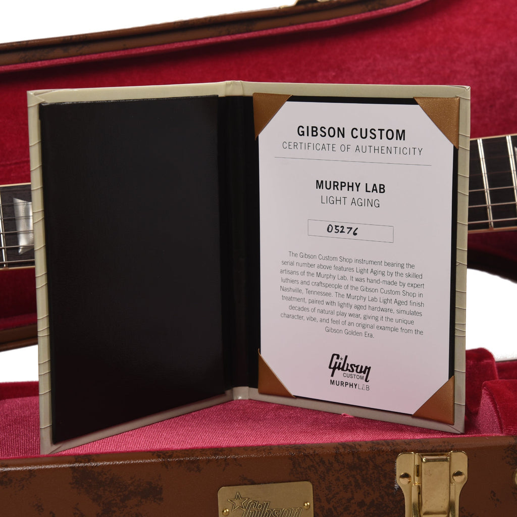 Gibson Custom Shop 1960 Les Paul Standard Beauty of the Burst 151 Murphy Lab Light Aged w/Double Classic White